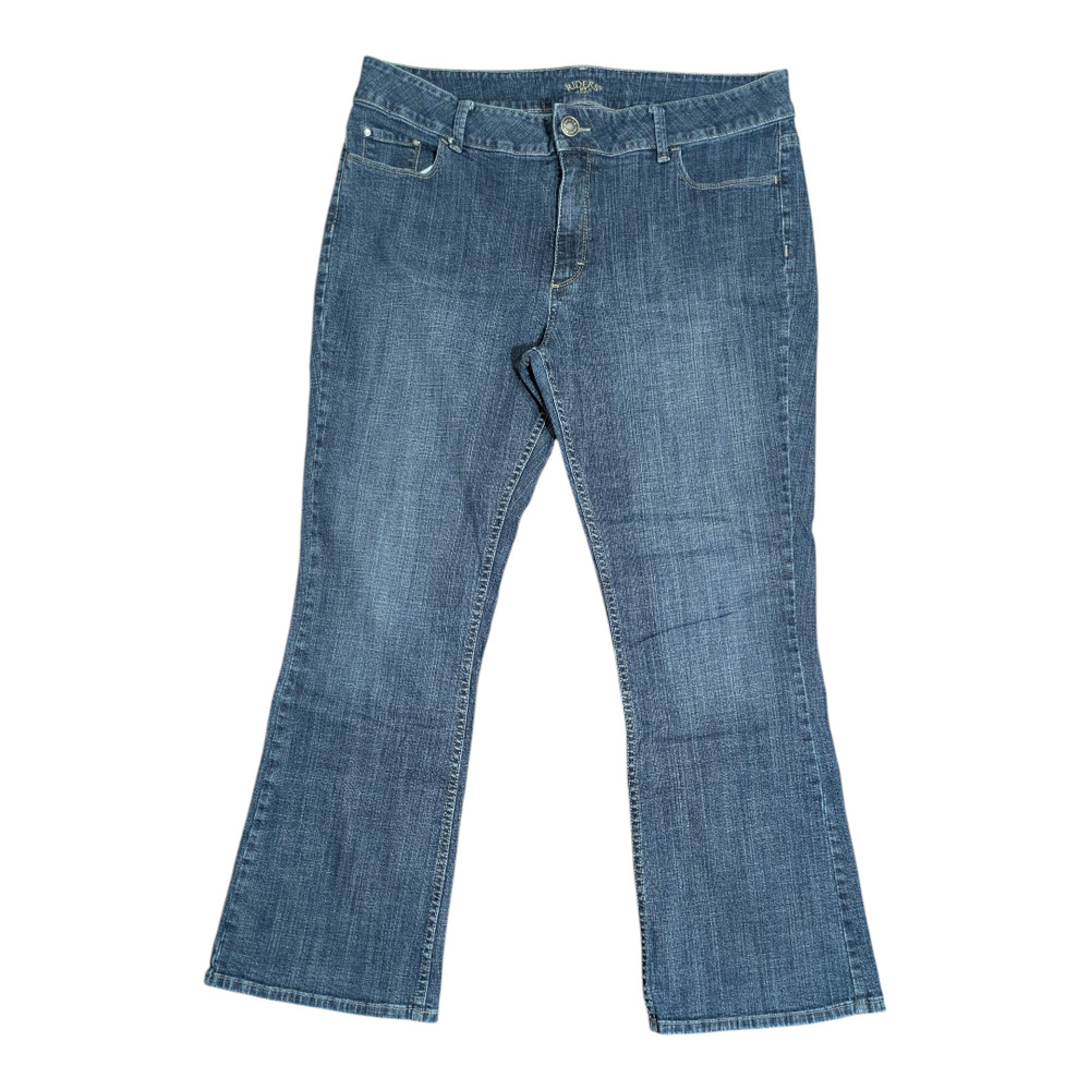 Rider's By Lee - Women's - Size 18p - Dark Blue Jeans - Flare Bottom- Preowned